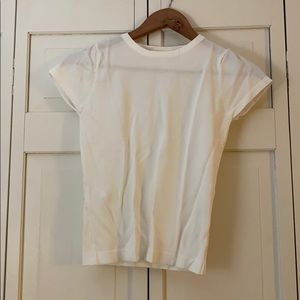Verge girl white stretchy tee